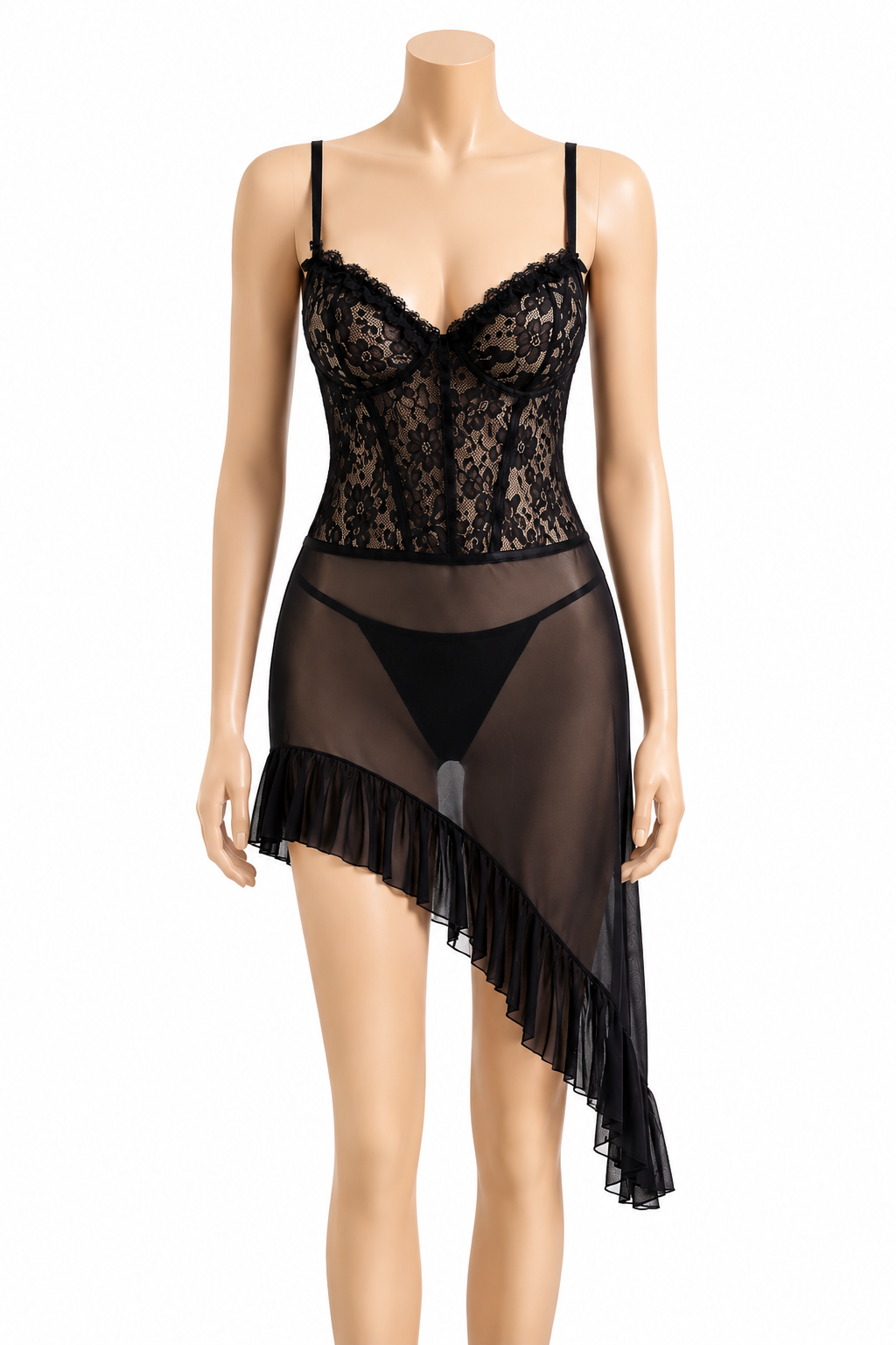 Royal Midnight Lace Babydoll Nighty 35430(C1-R4)