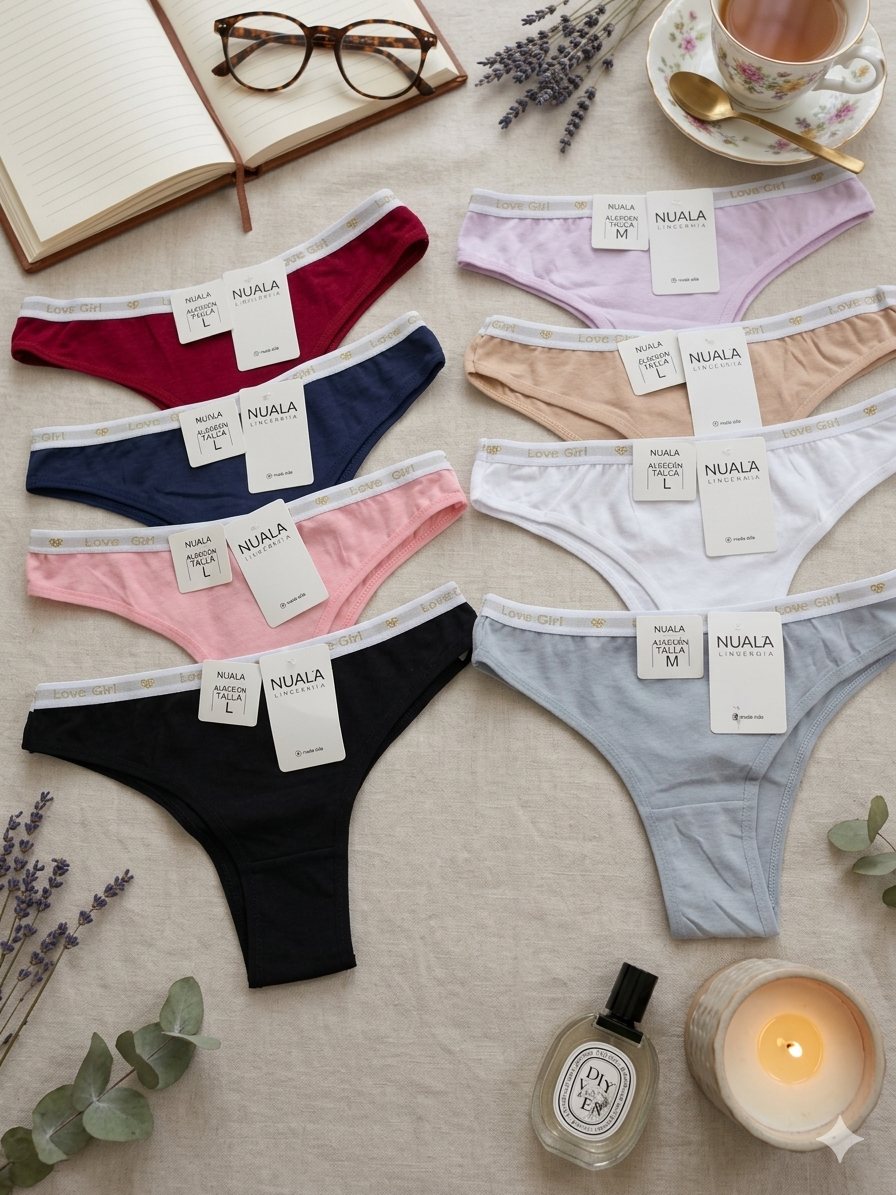 *Bundle Offer* Love Girl Strechable Cotton Underwears(116)^