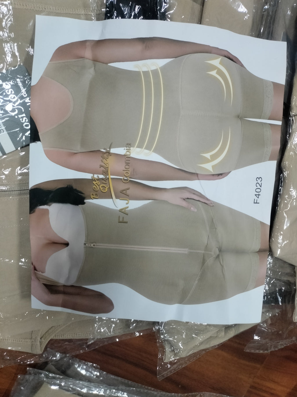 Full Body Seamless High Waist With Front zip Body-Shapping Buttocks Lifting Slim Fit Anti Glare Leggings F4023(C-3)
