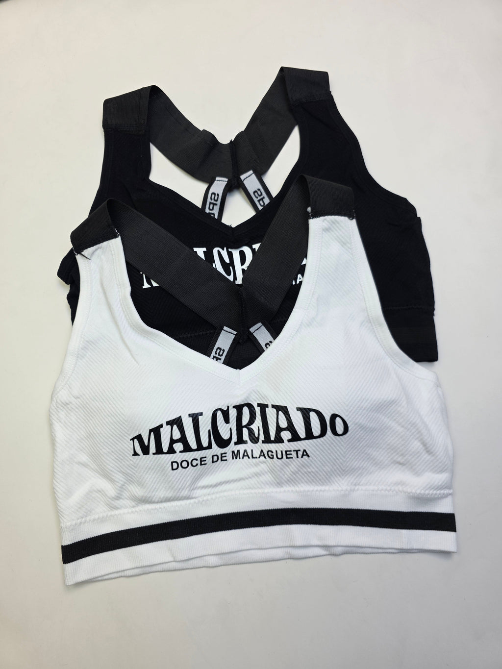 (30-38)WIDE STRAP Criss Cross Back Sports Bra x Malcriado (030)*
