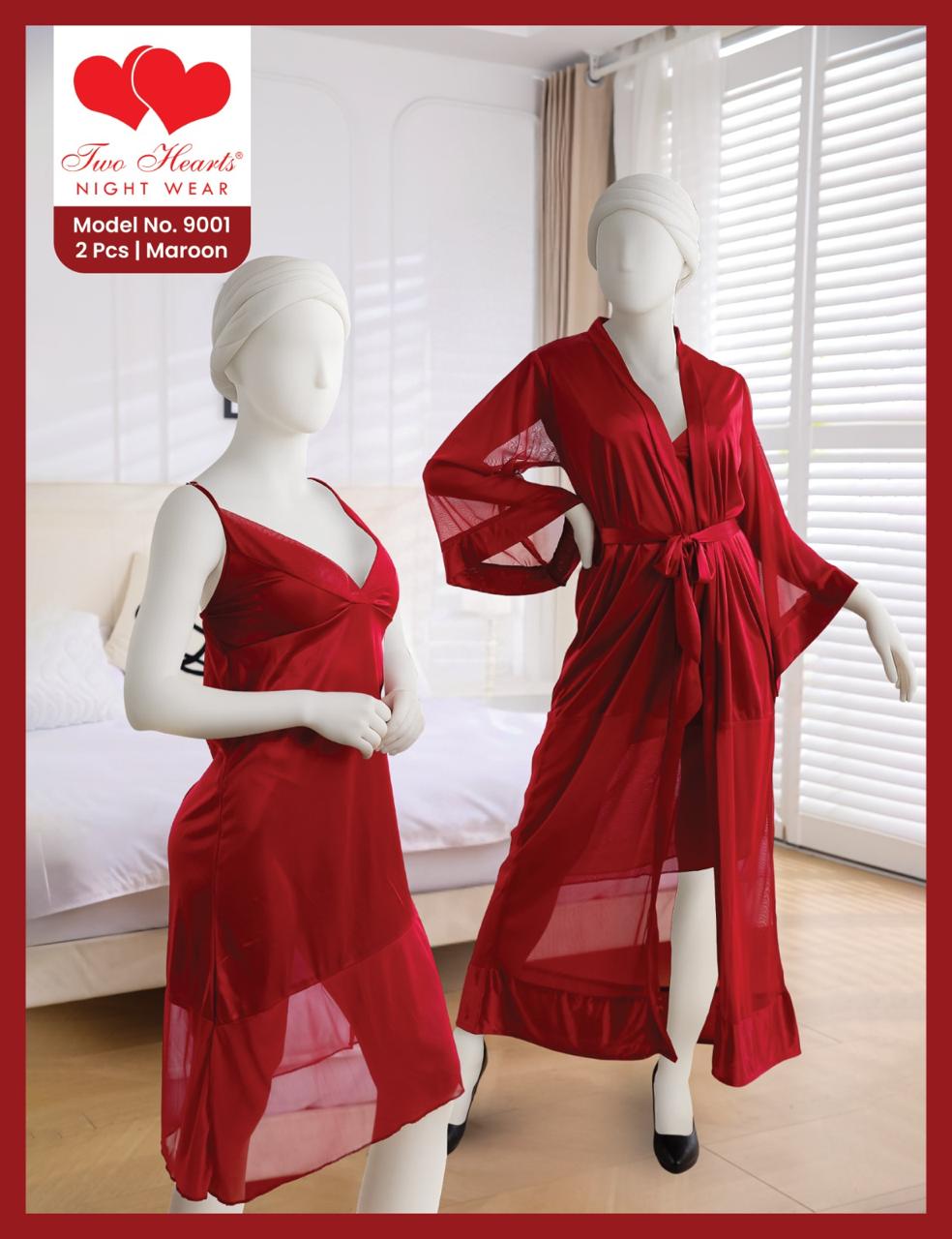Elegant 2 Piece Nighty 9001(C14-R1)